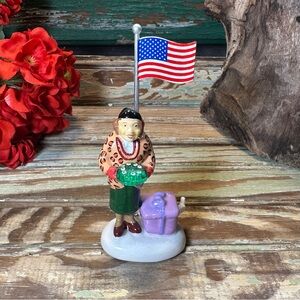 Department 56 Aunt Bethany Play Ball figure Dept 56 Village 4.5” New